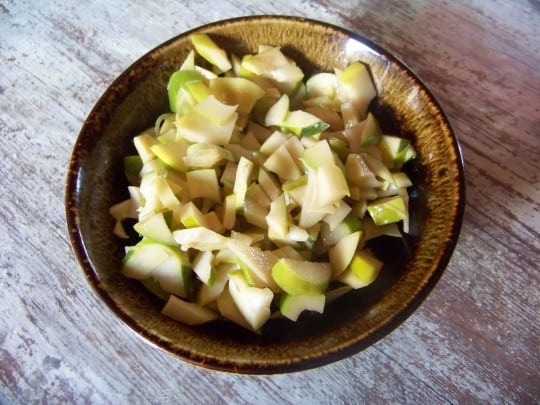 salade de pousses de bambou fraîches