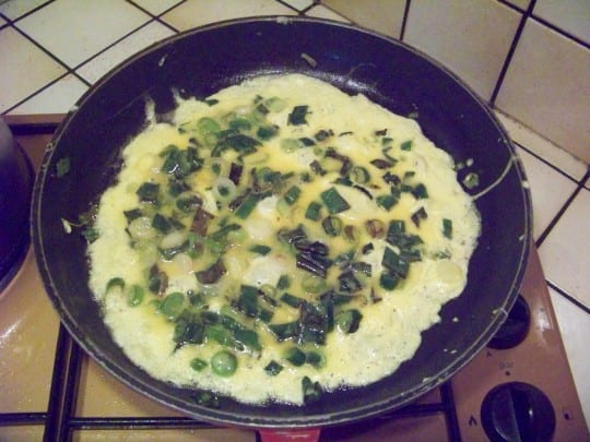 omelette aux cives